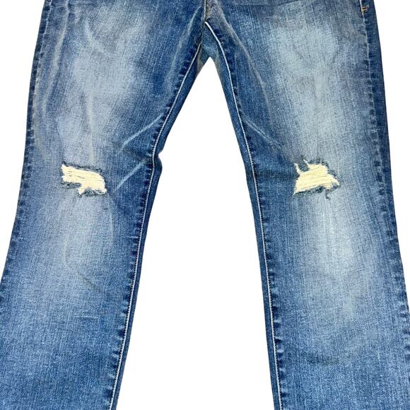 Frame Denim Le Skinny De Jeanne Jeans Women's Size 32 Roman Blue Mid Rise - Picture 2 of 7